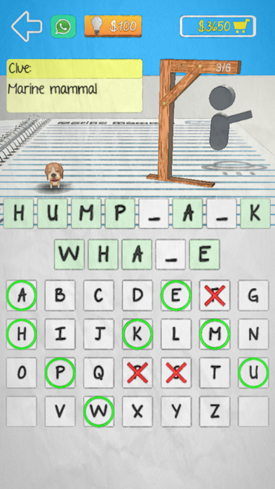 Paper Hangman Puzzles screenshot 3