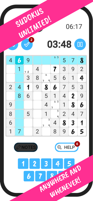 Sudokus Unlimited(圖1)-速報App