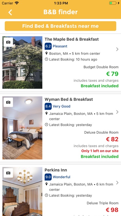 B&B finder | BnB.travel