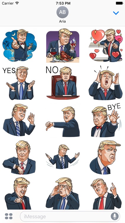 Funny Donald Trump Emoji