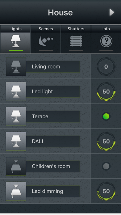 iNELS Home Control for iPhone screenshot 2