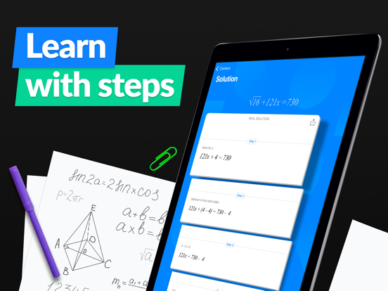 iPad Image of SnapCalc - Math Problem Solver