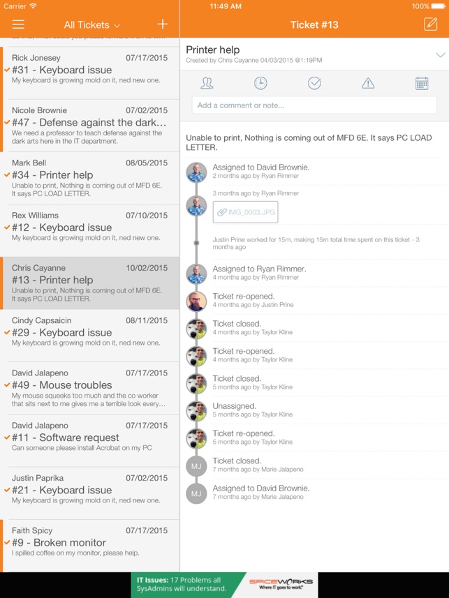 Spiceworks Help Desk On The App Store