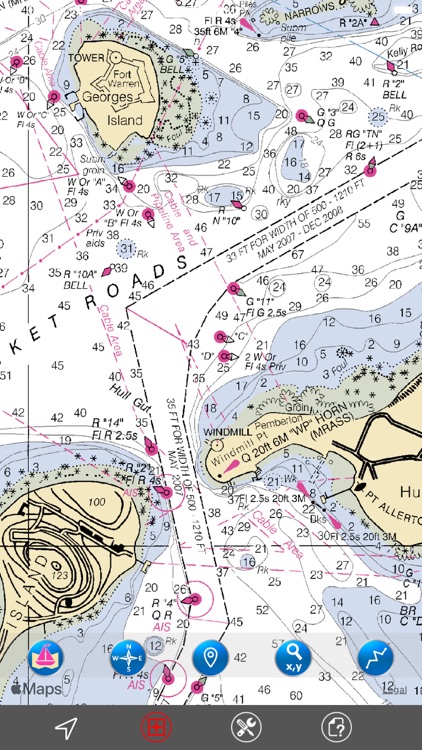 Massachusetts Bay – Marine Map