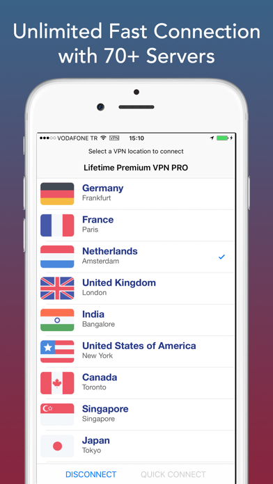 Lifetime Premium VPN PRO screenshot 4