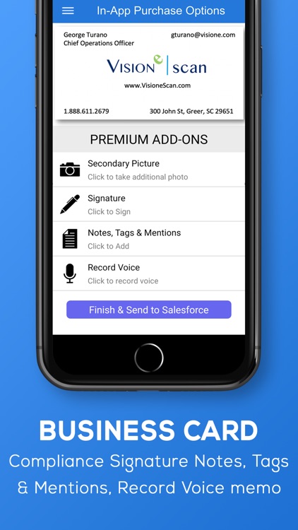 Visione Business Card Scan screenshot-7