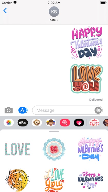 Happy Valentines Day Stickers∙