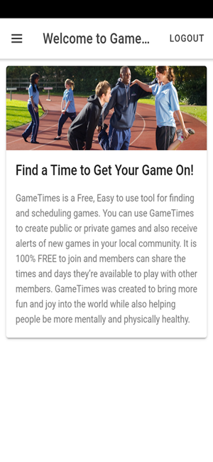 GameTimes - Pick-up Games Easy