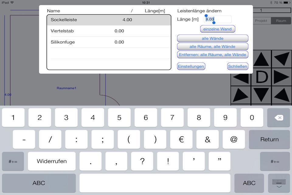 BodenAufmaß screenshot 3