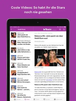 Screenshot 2 InTouch: TV- und Promi-News iphone