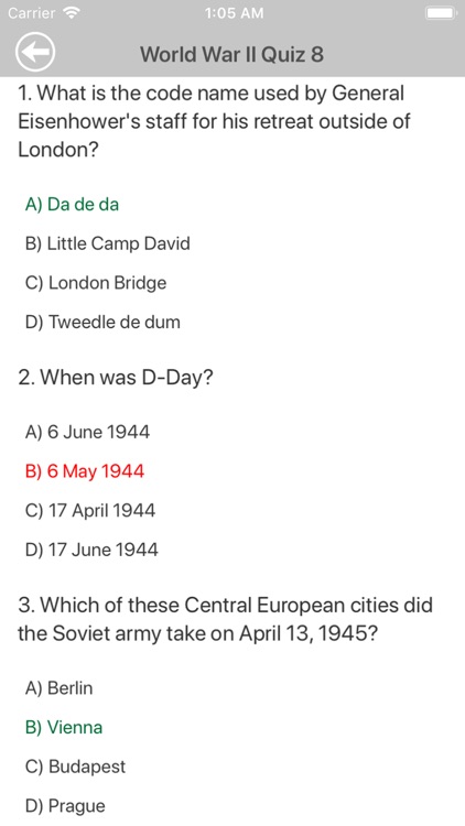 World War 2 Quizzes screenshot-4