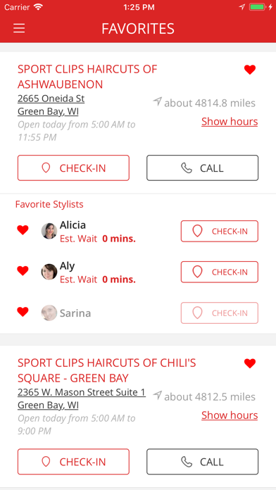 Sport Clips Haircuts Check In screenshot 2