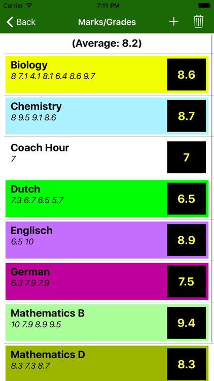 HomeWork & Timetable App