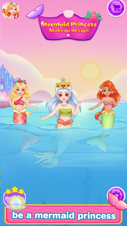 Mermaid Princess Makeup Design