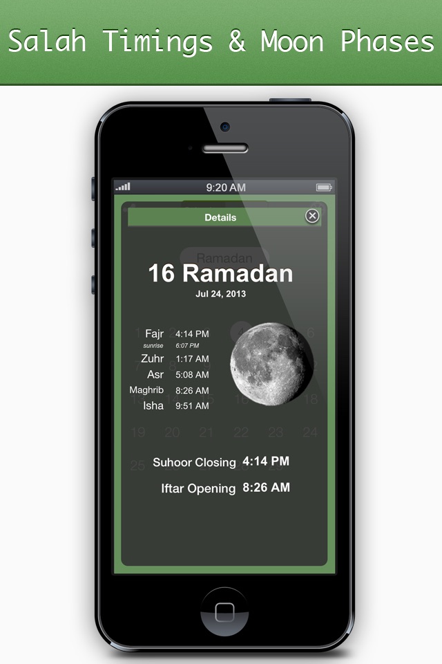 Ramadan Calendar ( شهر رمضان ) screenshot 3