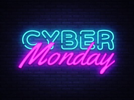 The CyberMondayMN is a small sticker, which are show the 50 Cyber Monday sticker in cartoon