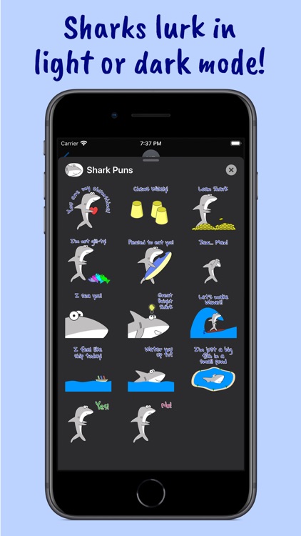 Shark Puns Animated Stickers