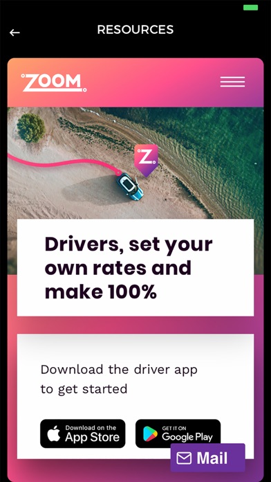 How to cancel & delete ZoomApp Driver from iphone & ipad 1