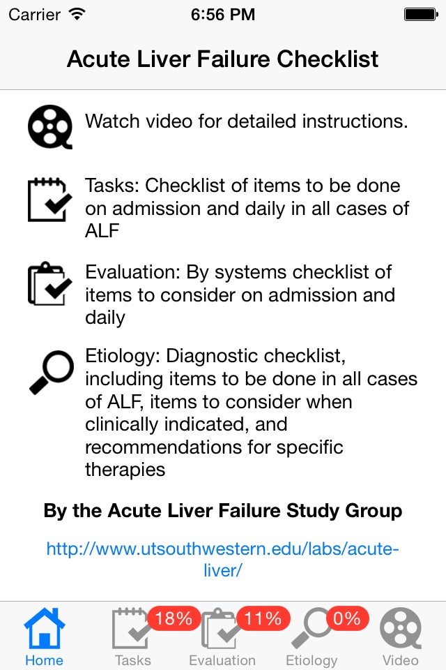 ALF Checklist screenshot 3