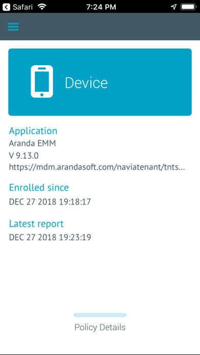 How to cancel & delete Aranda EMM Agent from iphone & ipad 4