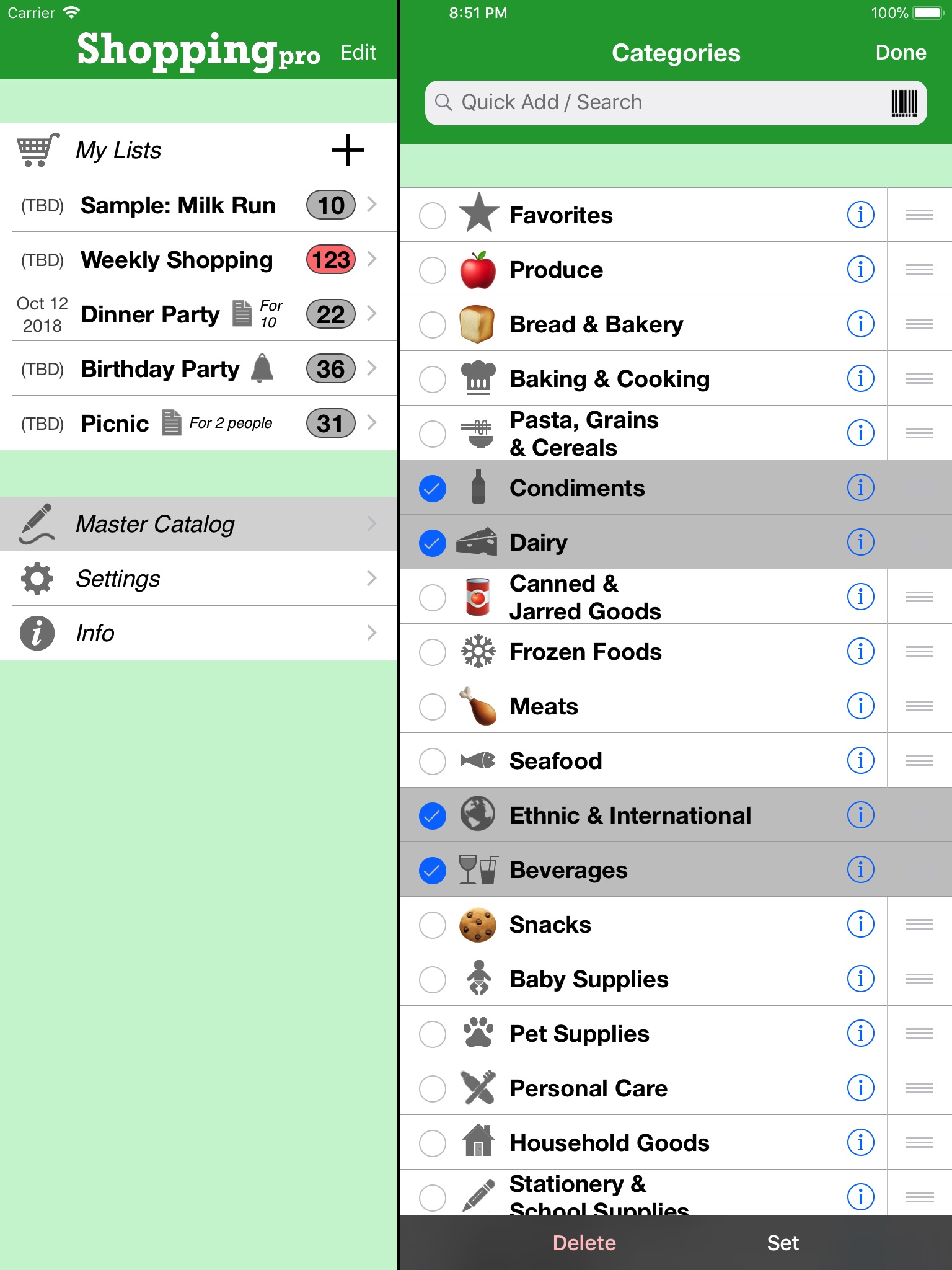 Shopping Pro (Grocery List) screenshot 2