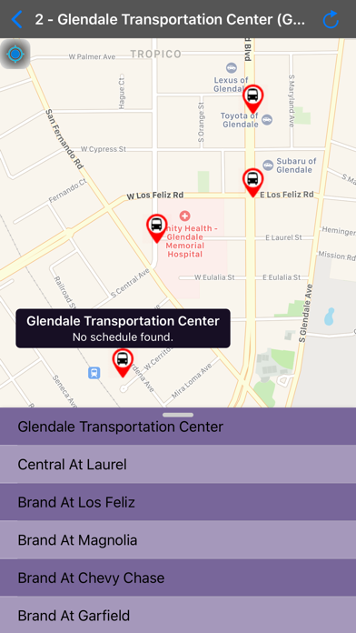 Glendale Beeline Bus screenshot 3