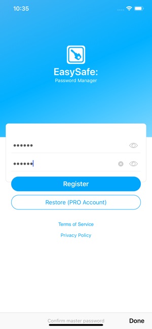 EasySafe: Password Manager