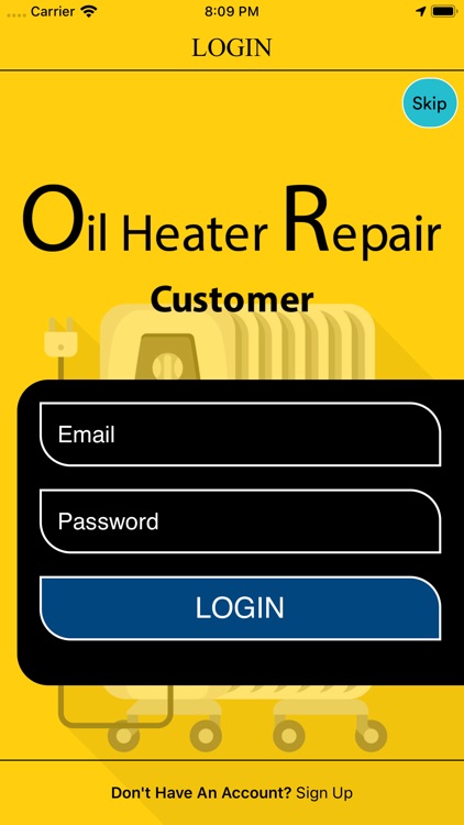 Oil Heater Repair Customer