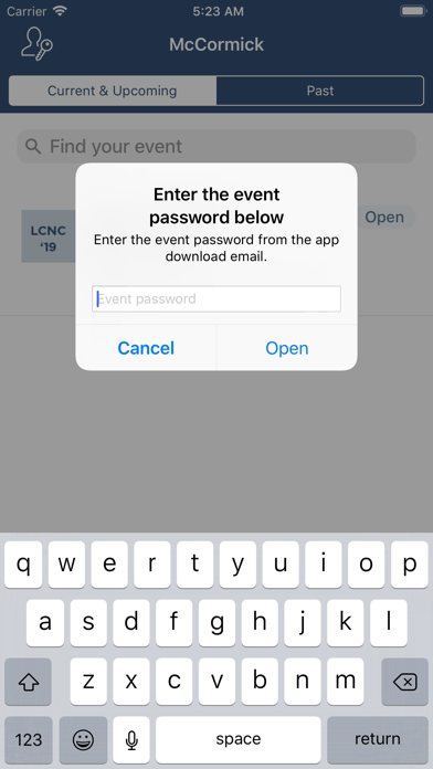 How to cancel & delete McCormick Center Events from iphone & ipad 2