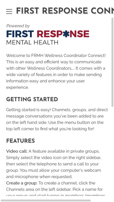 Wellness Connect by FRMH screenshot 2