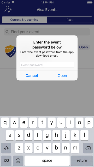 How to cancel & delete Visa Events from iphone & ipad 2