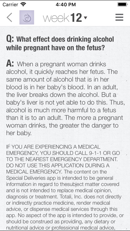 Safetycord Pregnancy screenshot-3