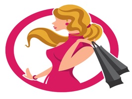 The WomanFashionPTA is a small sticker, which are show the 50 Woman Fashion PTA sticker in cartoon