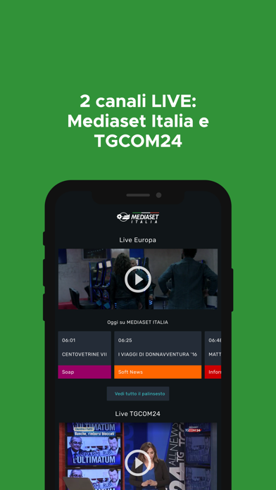 Mediaset Italia screenshot 2