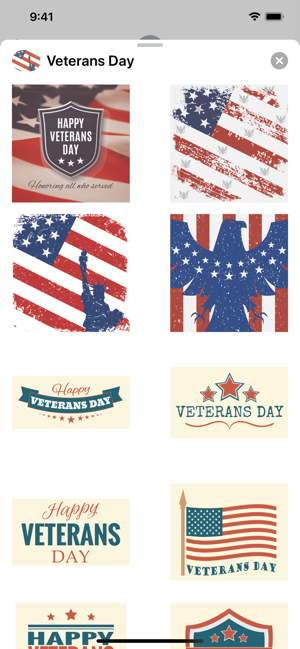 Veterans Day Stickers(圖3)-速報App