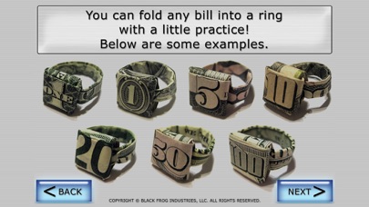 Dollar Ring Origami Screenshot 2