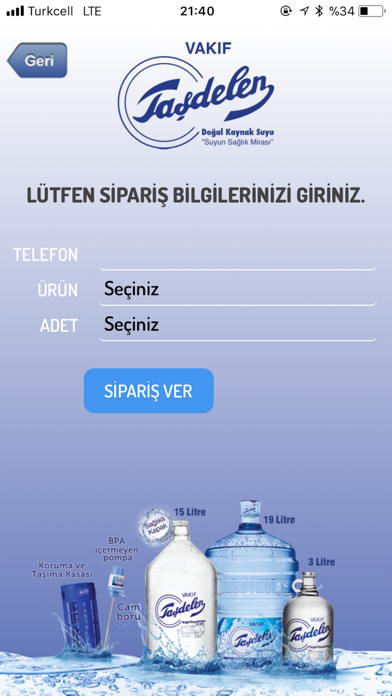 How to cancel & delete Vakıf Taşdelen Su - Abone Ol from iphone & ipad 1