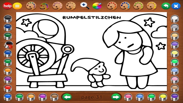 Fairy Tales Coloring Book screenshot-5