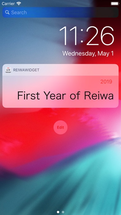 How to cancel & delete Reiwa Widget from iphone & ipad 1