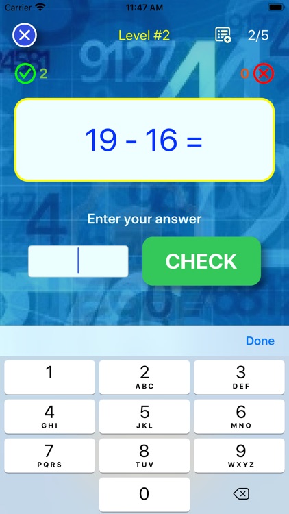 Training with arithmetic