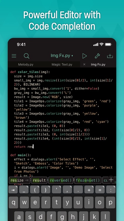 Pythonista 3 screenshot-1