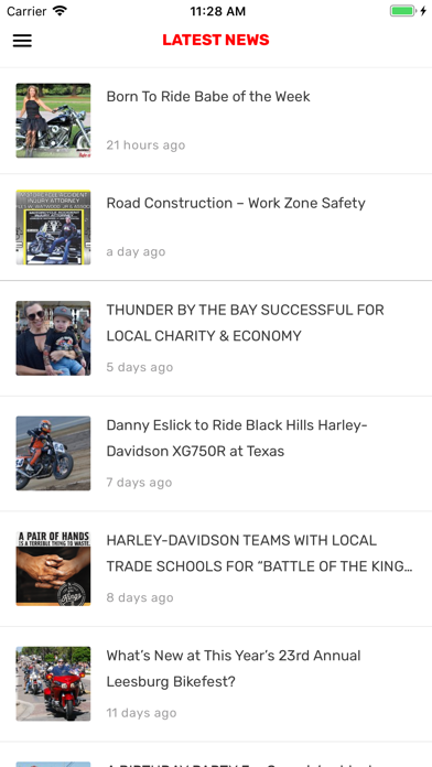 Born To Ride Motorcycle Media screenshot 3