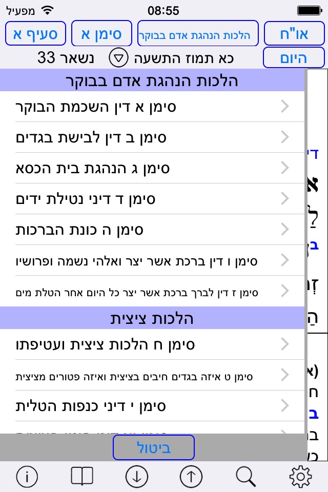 Esh Shulhan Aruch screenshot 4