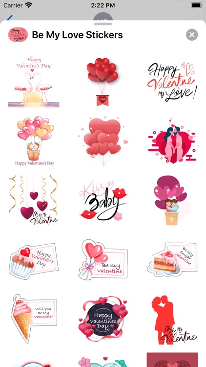 Be My Love Stickers