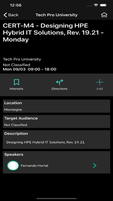 How to cancel & delete HPE TSS Events from iphone & ipad 4