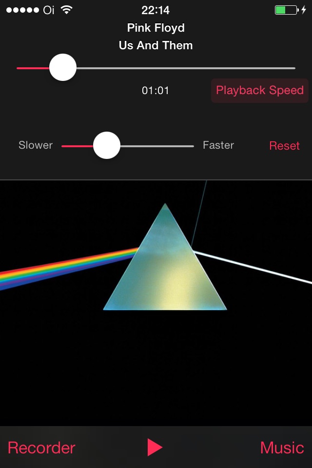 Reverse Music Player Pro screenshot 3