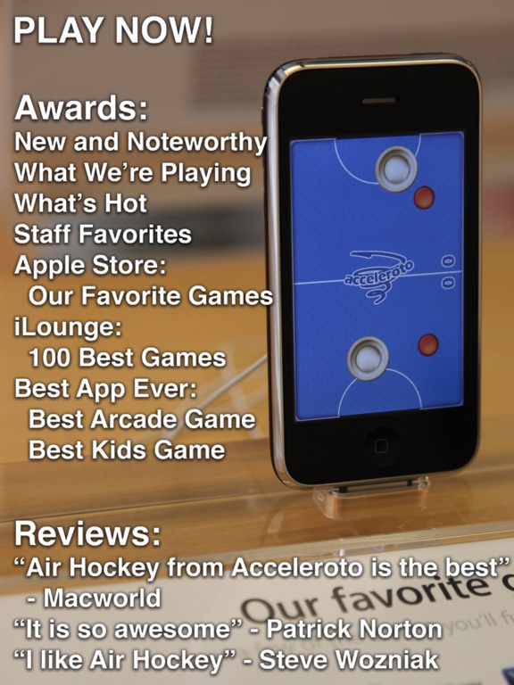 Воздушный Хоккей Золотая на iPad