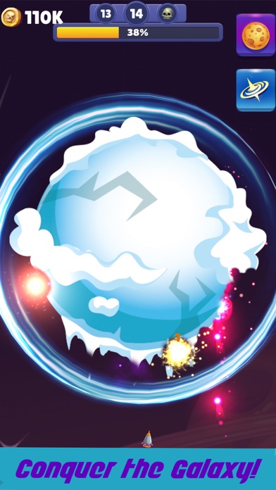 Idle Planet: Space Tap Shooter screenshot 4
