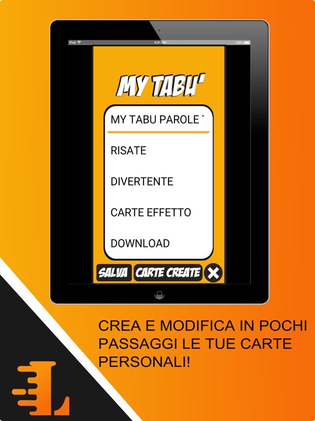 SCARICARE CARTE TABOO