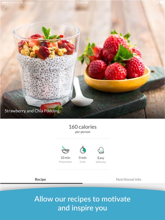 Foodvisor -  Easy calorie counter, healthy eating, diet tracker with food pictures screenshot